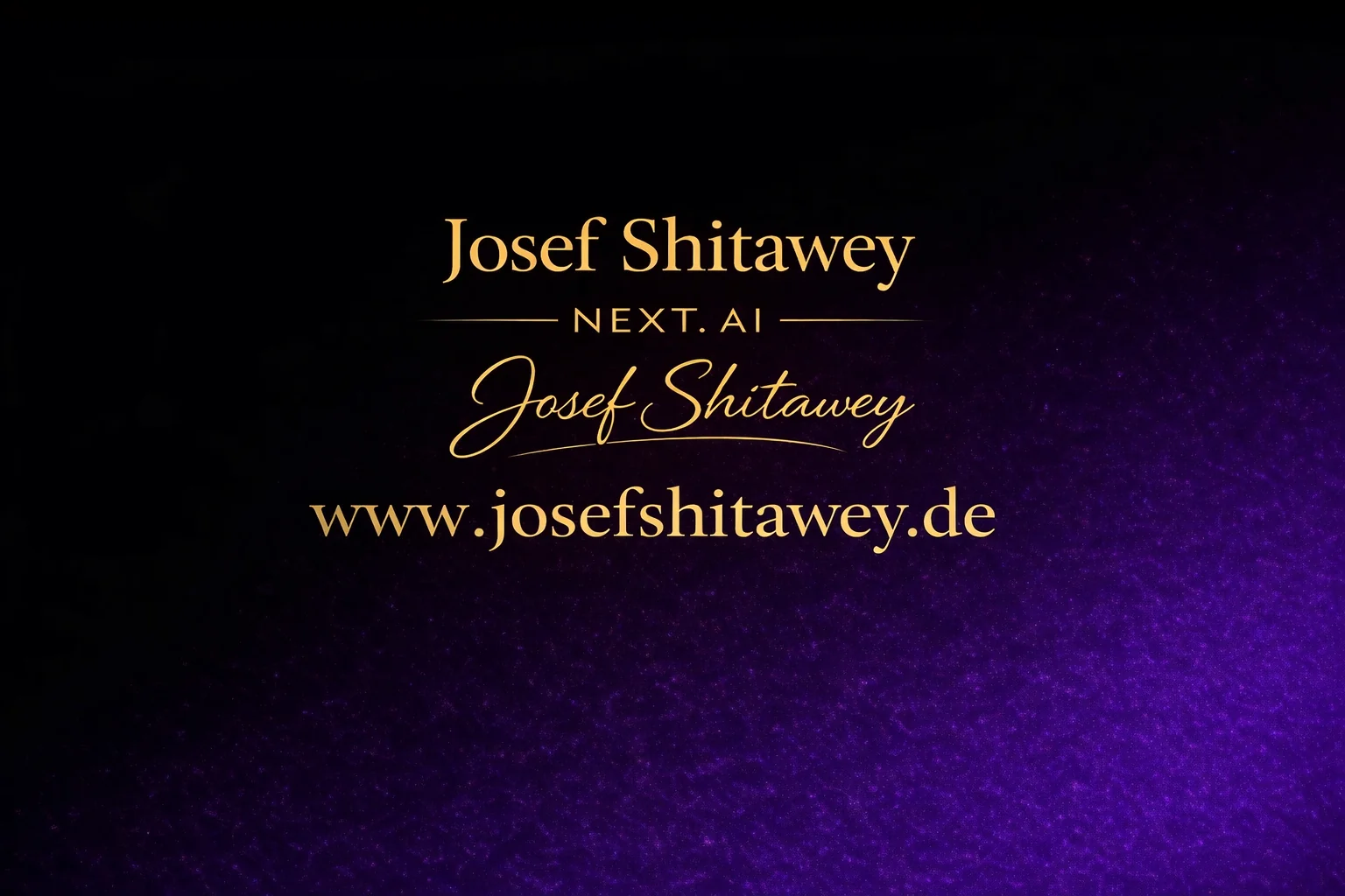 Josef Shitawey Unterschrift