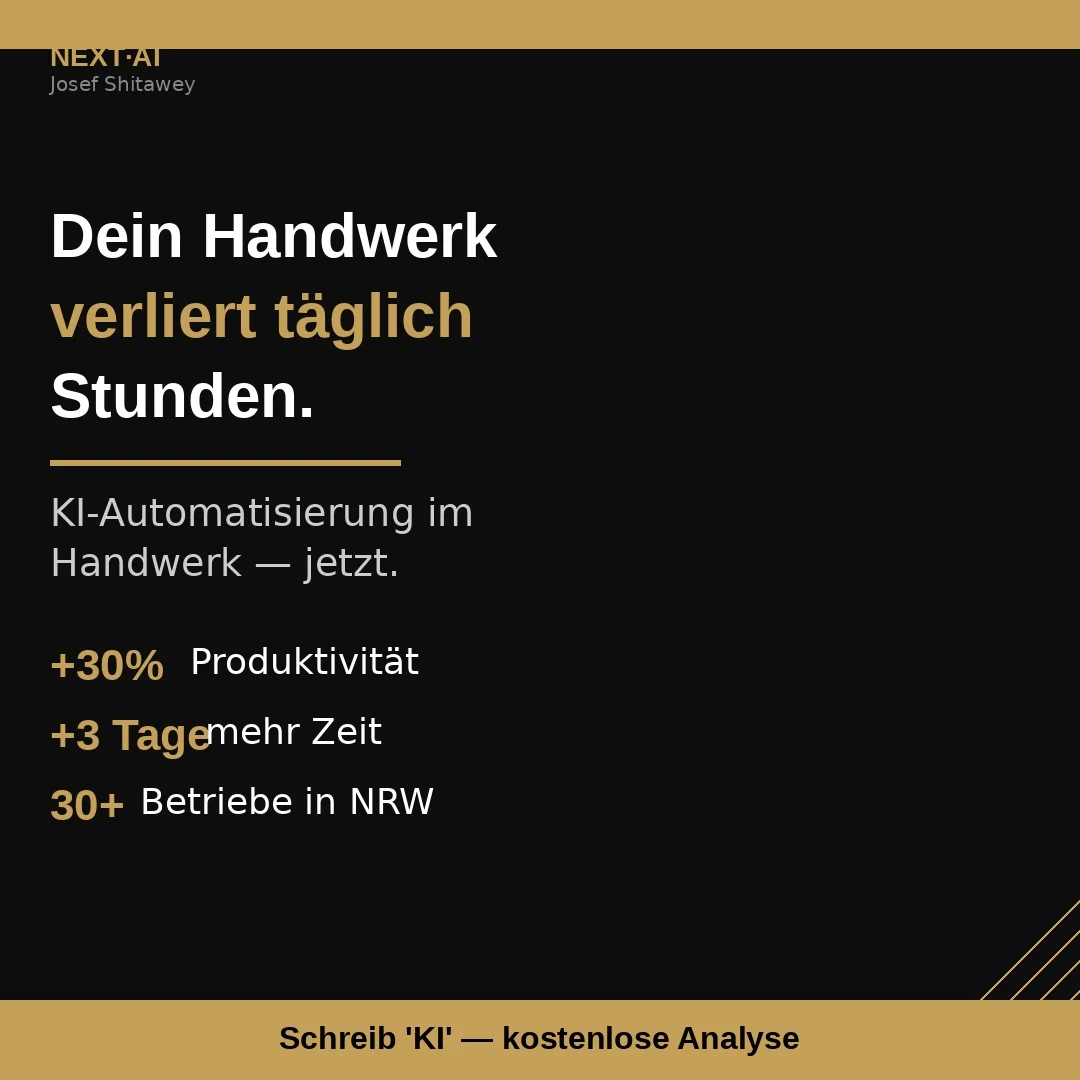 YouTube Short: KI im Handwerk – Josef Shitawey